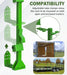 Weed Eater Rack for Open/Enclosed Trailers 4 Place Trimmer Racks Weedeater Rack for Trailer Landscape Truck Holder Lawn Equipment Accessories w/Lock-3