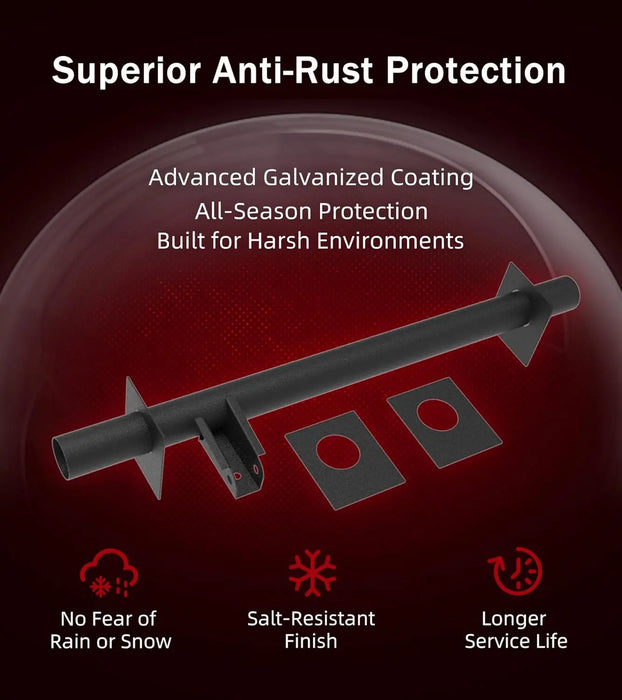 Rear Crossmember with Upper Shock Mount Fit for 2007-2017 Chevy Silverado and GMC Sierra Fuel Frame Cross Member Rear Spare Tire Support Crossmember Fit for Chevy Crossmember Accessories-4