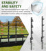4 Place Weed Eater Racks for Open Trailers Weedeater Rack Trimmer Rack for Trailer Landscape Truck Holder Lawn Equipment Accessories w/Lock-4