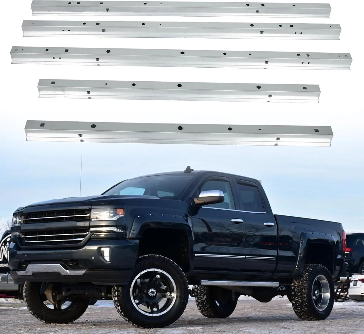 ELITEWILL Long Truck Bed Floor Crossmember Replacement Support Rails K ...