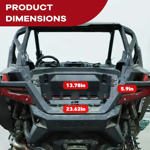  RZR Pro XP Packout Mounting Plate 4 Wide Fit for Milwaukee Packout Compatible with Polaris RZR Pro XP/ R,Turbo R 2 Doors and 4 Doors UTV Offroad-2