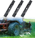GY20852 3Pcs Mower Blades Set Fit for Most 48 Inch John Deere Lawn Mowers 145 155C D140 D150 D160 LA130 LA140 LA145 Replaces Lawn Mower Parts OEM #'s AM141035, GX21784, GX21786-9
