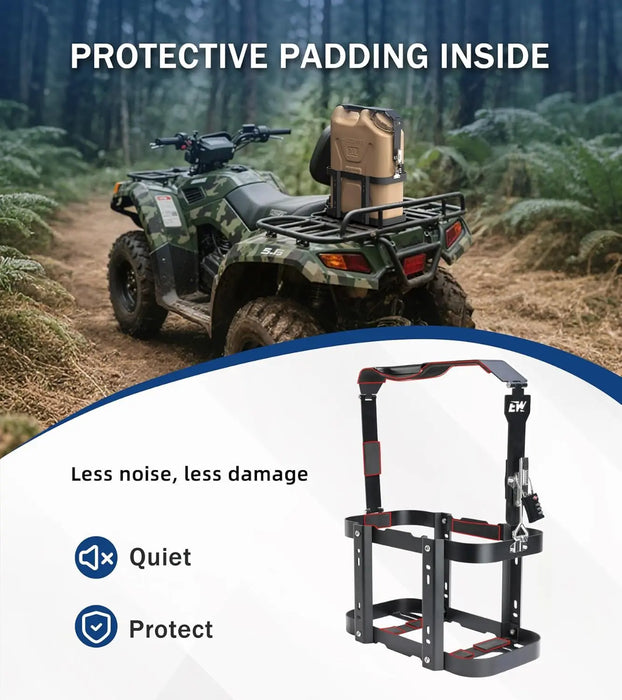 5 Gallon Water Containers Mount Holder, Lockable 20L Water Storage Bracket, Fit for Scepter Water Container & Gas Can Holder for Camping, RV, Off-Road and Overlanding-5