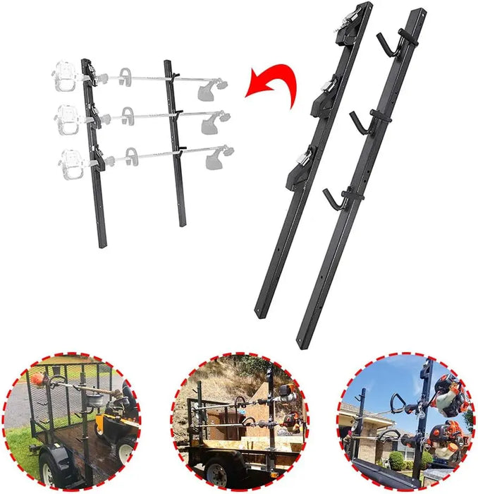 3 Place Trimmer Rack Trim line Holder Open Landscape Free 3 Lb-7