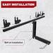 Dual Trash Can Hauler,Wheeled Garbage Can Towing Trailer Hitch Outdoor Trash Can Transporter Hauling Hitch Carrier-7
