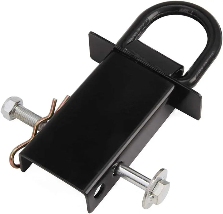 8 Pcs Steel Stake Pocket D-Rings Tie-Down Anchors for Flatbed Trailers Trucks-7