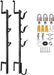 3 Place Trimmer Rack Weedeater Line Holder with Locks Compatible with Enclosed Trailers Landscaping Trucks-7