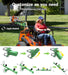 Lawn Mower Trimmer Racks, Weed Eater Rack Holder for Zero Turn Mowers,Quick Clamp & Locking System for Landscaping Lawn Care, Green-5
