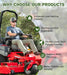  Seat Suspension for Zero Turn Mower W/Seat Slider Fit for John Deere, Hustler, Z TRAK, Kubota, Exmark Mower Tractor-5