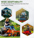  Seat Suspension for Zero Turn Mower W/Seat Slider Fit for John Deere, Hustler, Z TRAK, Kubota, Exmark Mower Tractor-6