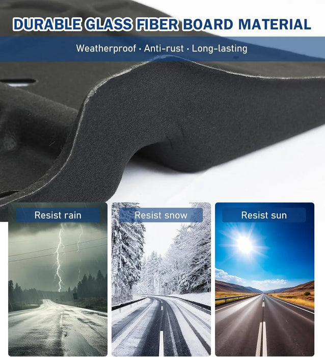 Engine Splash Shield Guard Underbody Cover Panel ML3Z-7222-D with Mounting Screws Compatible with 2015-2024 Ford F150 Gas Engine JL3Z-7222-C, Not Fit for Raptor or 3.0L Diesel-4