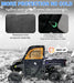 Soft Window Doors and Soft Front Windshield Compatible with Ranger XP 1000, UTV Cab Enclosure Upper Doors Enclosed Protection Kit Fit for Polaris Ranger XP 1000 2017-2025-8