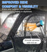 Soft Window Doors and Soft Front Windshield Compatible with Ranger XP 1000, UTV Cab Enclosure Upper Doors Enclosed Protection Kit Fit for Polaris Ranger XP 1000 2017-2025-4