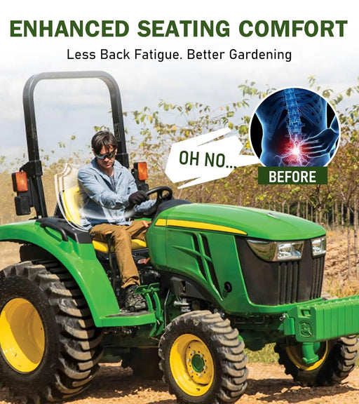  Universal Seat Suspension for Zero Turn Mower Fit for John Deere, Hustler, Z TRAK, Kubota, Exmark Mower Tractor W/O Seat Slider-2