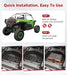 Packout Mount Plate 1.5 Fit for Milwaukee Pack Out Tool Box Storage UTV Mounting Plate Compatible with Kawasaki KRX UTV Rear Bed-7