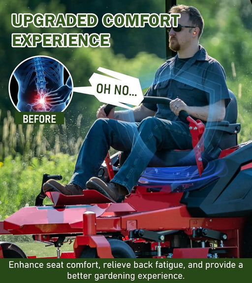  Seat Suspension for Zero Turn Mower W/Seat Slider Fit for John Deere, Hustler, Z TRAK, Kubota, Exmark Mower Tractor-2