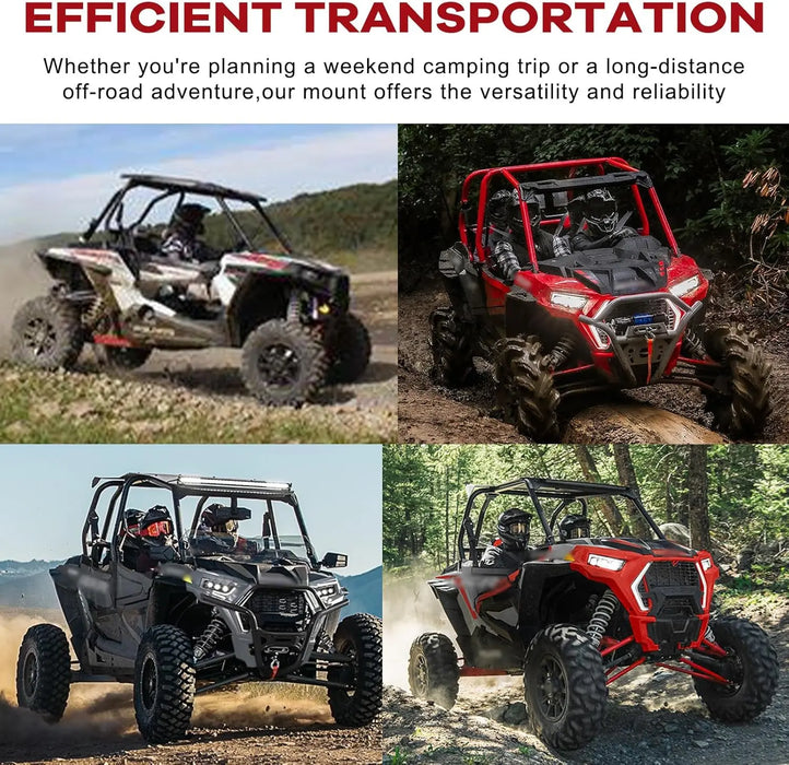 Packout Mounting Plate Compatible with Milwaukee Packout Fit for Polaris RZR XP 1000/ Turbo/ Turbo S 2014-2023 2 Doors and 4 Doors UTV Offroad-6