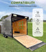 Weedeater Rack for Enclosed Trailer Weed Eater Trimmer Rack for Trailer Landscape Truck Holder Lawn Equipment Accessories Green-5