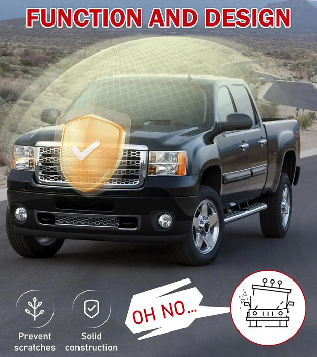 Truck Bed Rear Upper Wheel Arch Repair Skin Panel Pair Fit For 2007-2013 GMC Sierra 1500 2500HD 3500HD with 6' and 8' Bed Quarter Patch-5